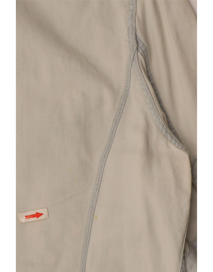 Camicia in denim a maniche corte da donna Levi's UK 16 Large Blu