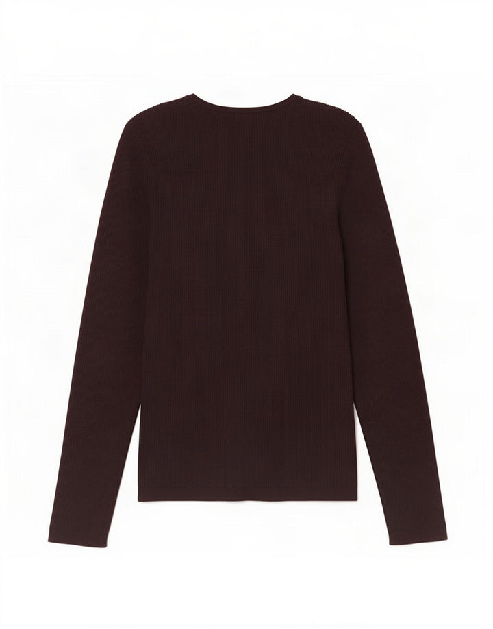 Top Zara da donna a maniche lunghe UK 8 Small nylon nero
