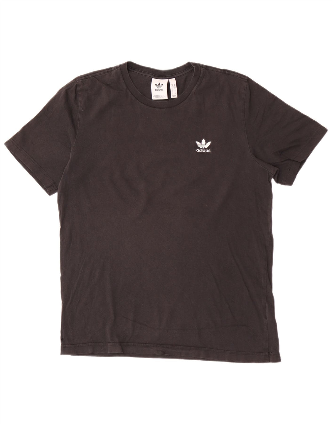 T-shirt ADIDAS da uomo Top in cotone nero medio