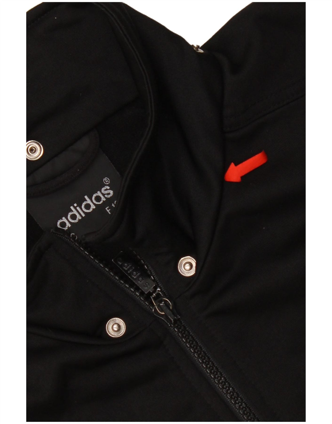 Giacca da tuta grafica da uomo Adidas UK 40/42 Medium Black Colourblock