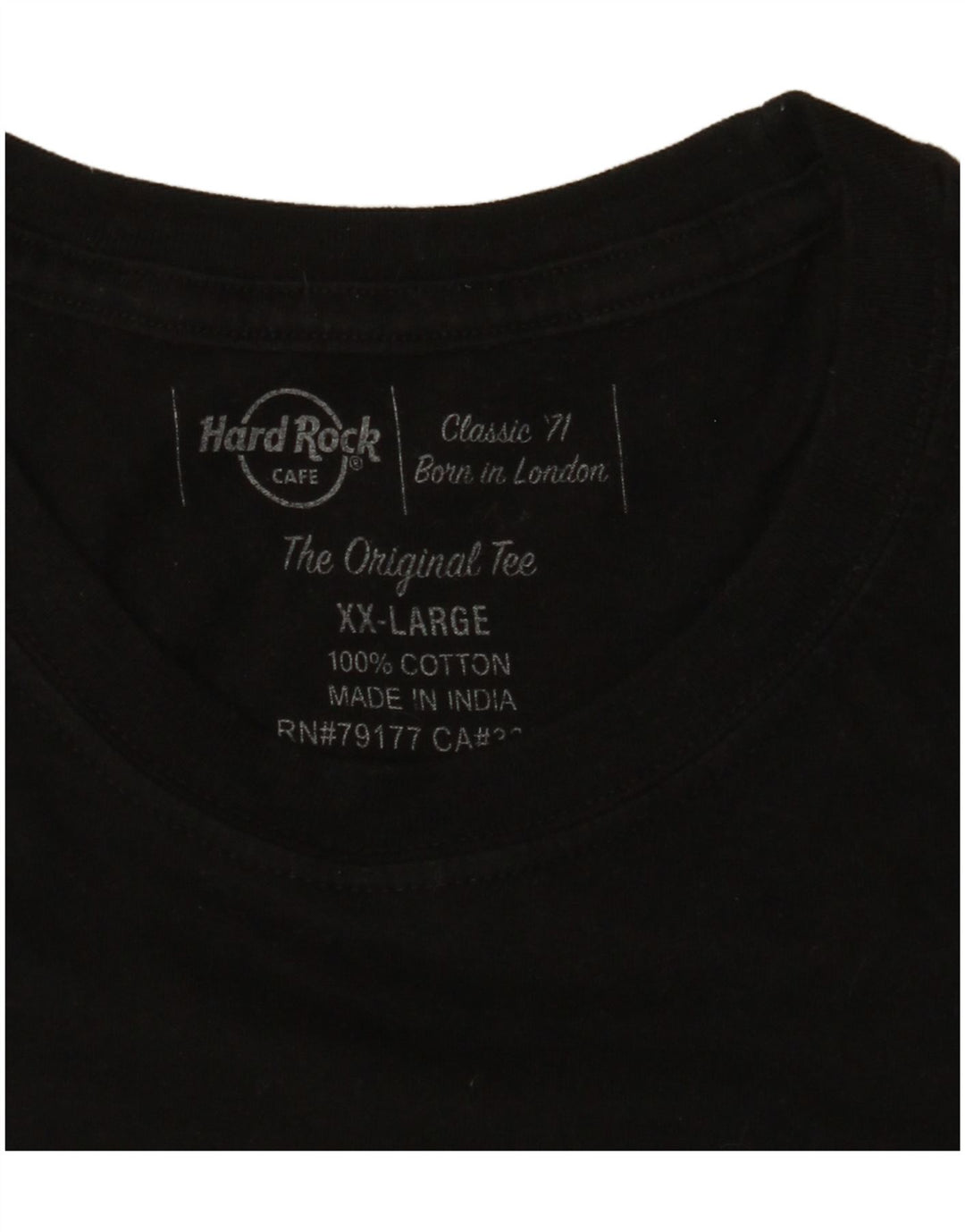 HARD ROCK CAFE Maglietta grafica da donna Copenhagen Top UK 20 2XL Nera