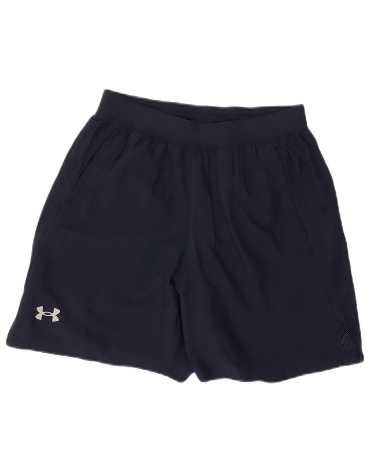 Pantaloncini sportivi da donna Under Armour UK 10 Small Poliestere blu navy