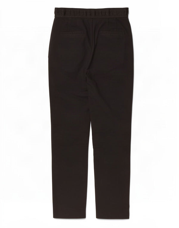 Pantaloni chino dritti da donna Zara piccoli W27 L27 cotone nero