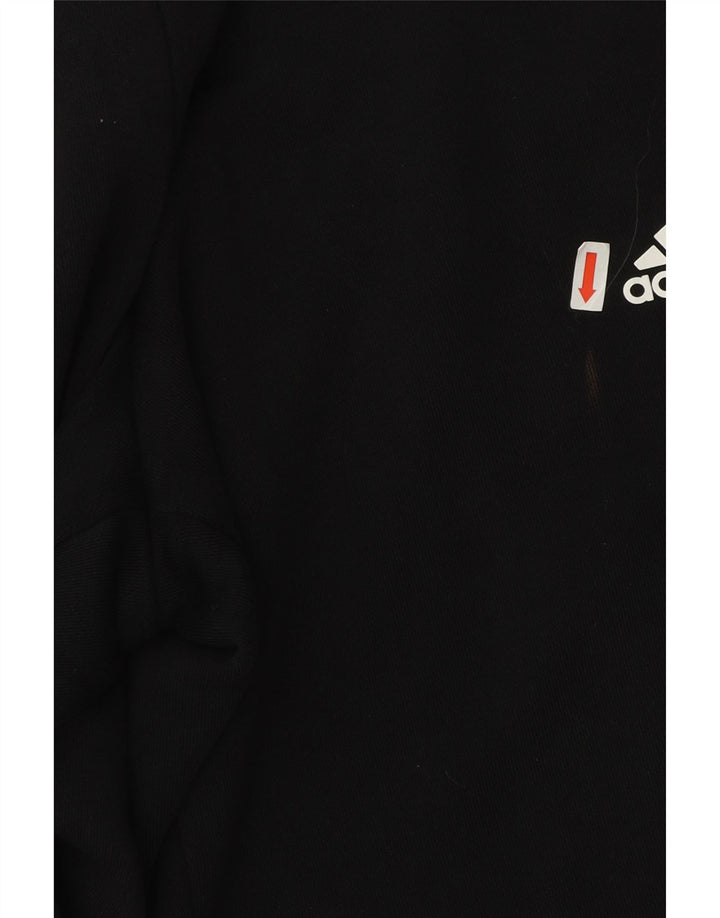 Pantaloni da tuta da uomo Adidas Medium in cotone nero