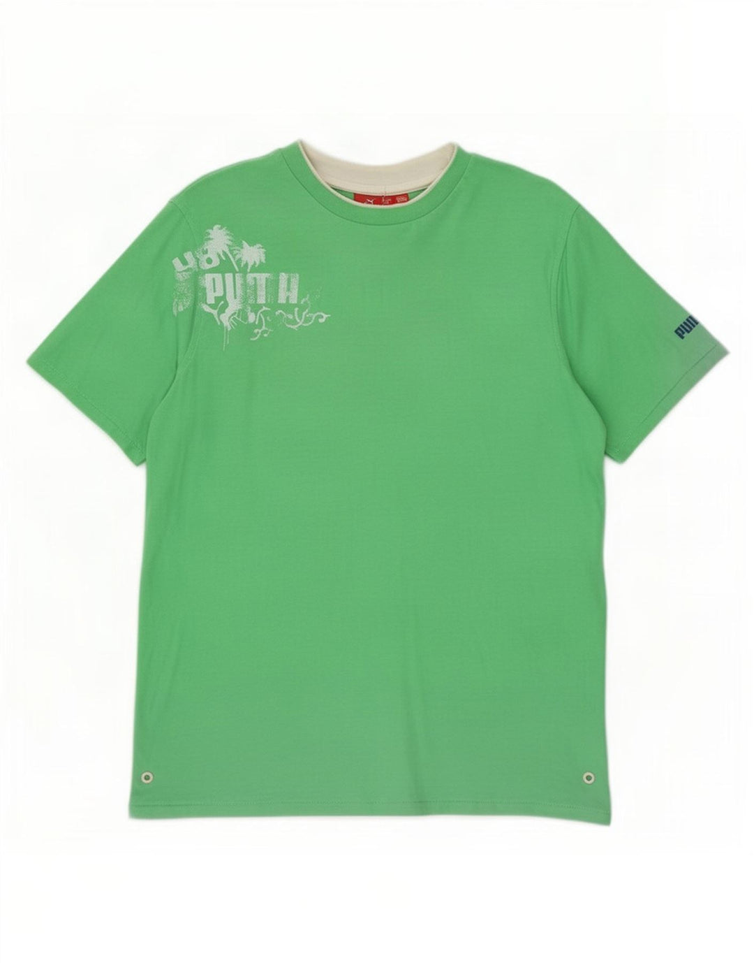 T-shirt grafica da uomo Puma Small verde