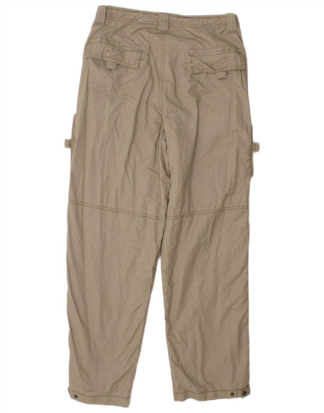 Pantaloni cargo dritti da uomo Eddie Bauer W33 L32 in cotone beige