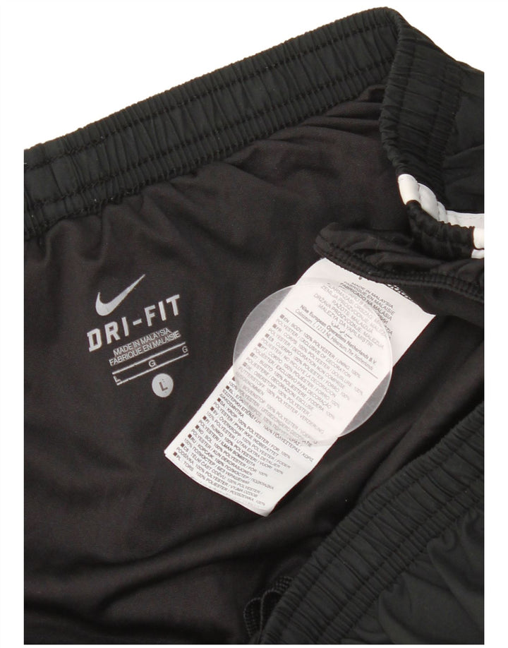 Pantaloncini sportivi Nike da donna Dri Fit UK 14 Large Nero Poliestere