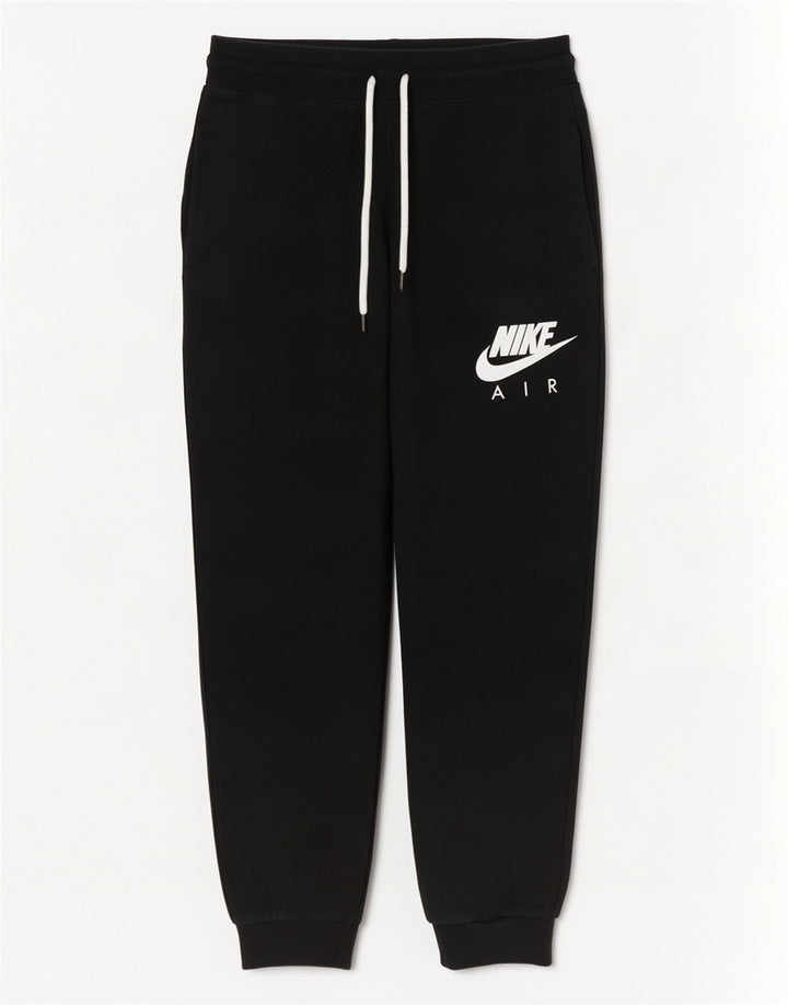 Pantaloni da tuta con grafica Nike da uomo, pantaloni da jogging, grandi, cotone nero
