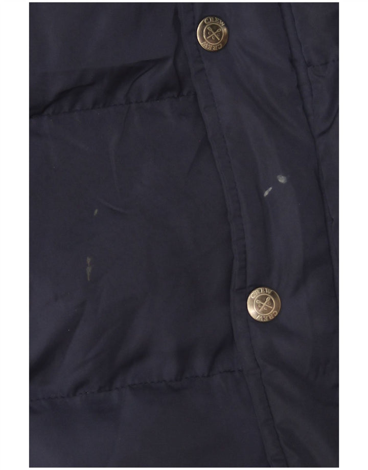 Crew Clothing Gilet imbottito da uomo UK 38 Medio Poliestere blu navy