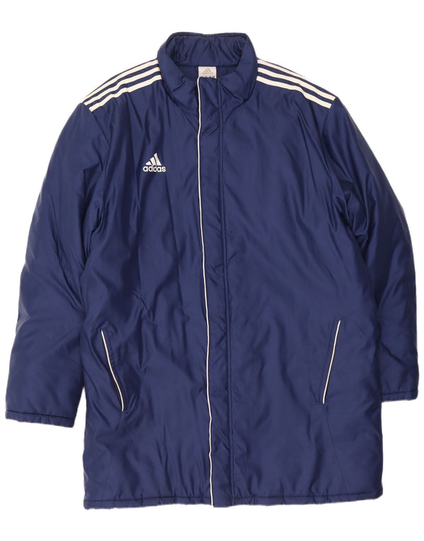 Giacca a vento da uomo Adidas UK 50/52 2XL Nylon blu navy