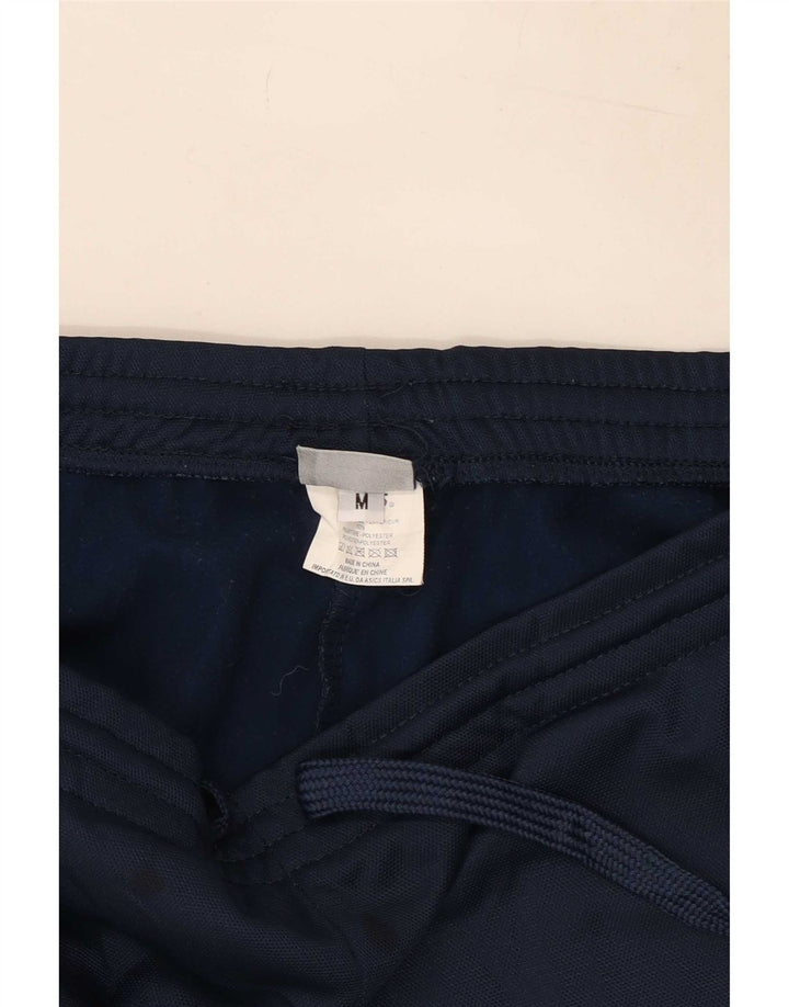 Pantaloni da tuta da uomo Asics medi in poliestere blu navy