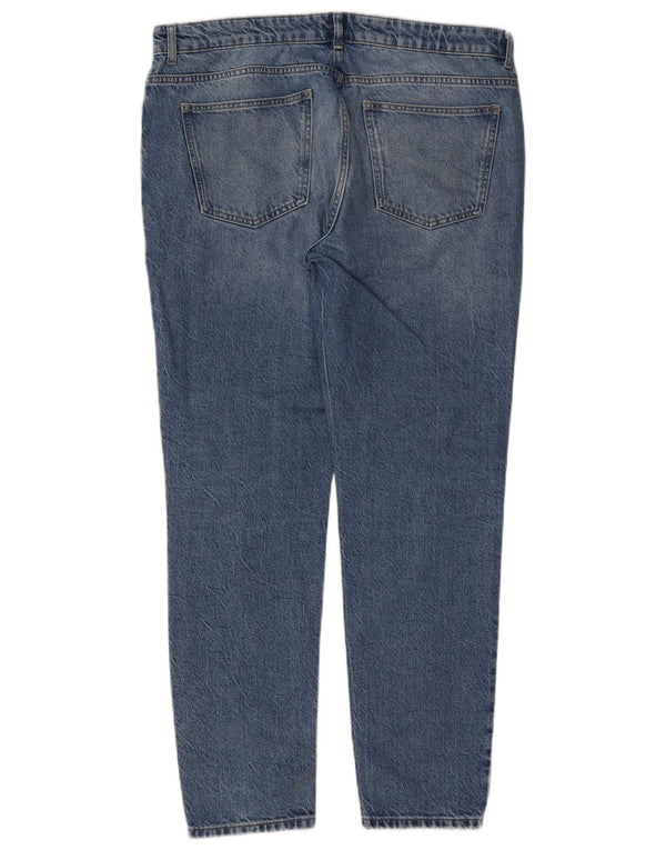 REISS Mens Slim Jeans W36 L30 Blue Cotton