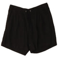 Pantaloncini chino da donna Marks & Spencer UK 12 medi W30 lino nero
