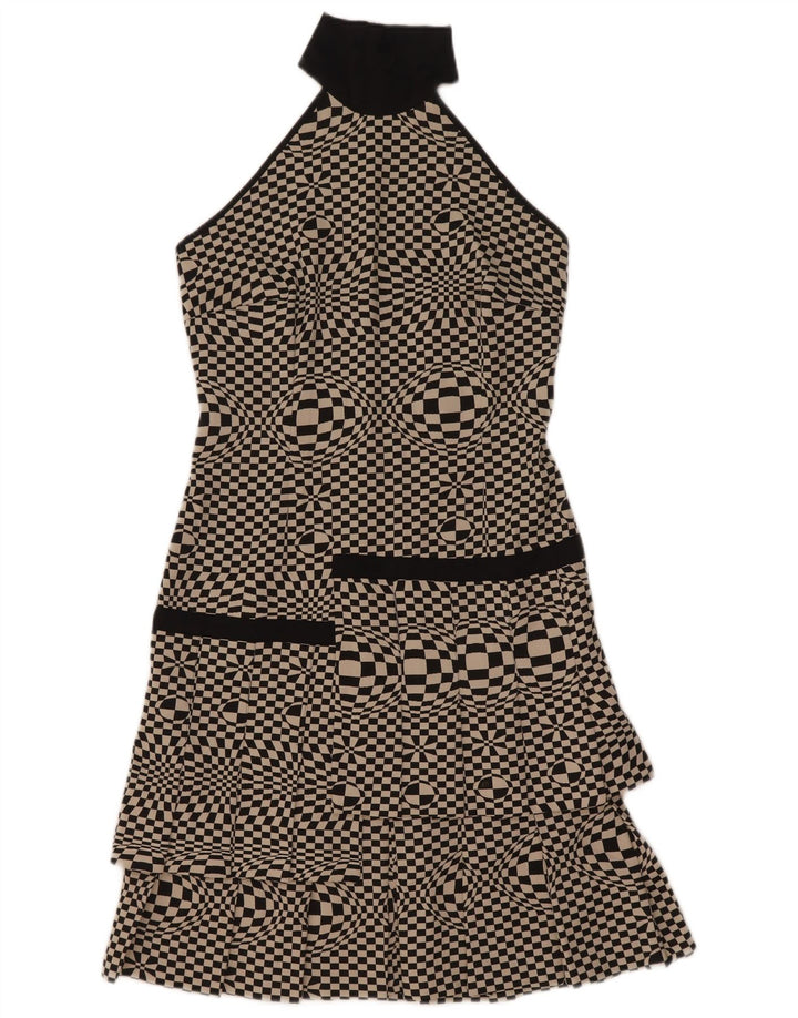 Abito Halter da donna Flavio Castellani IT 44 Medio Nero geometrico