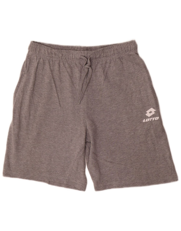 Pantaloncini sportivi da uomo Lotto 2XL Cotone grigio