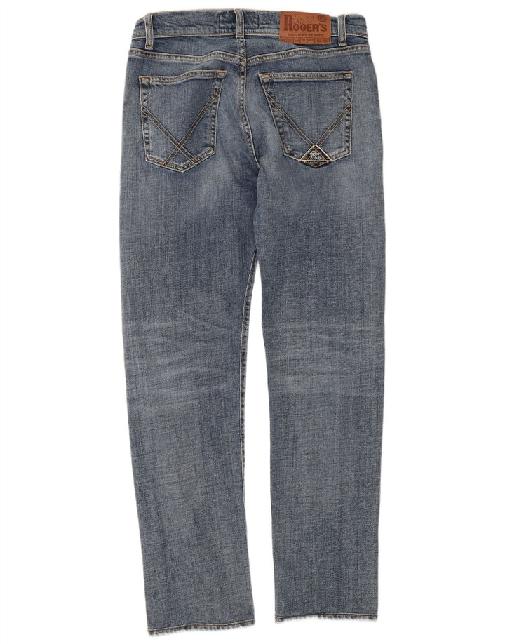 Jeans dritti da uomo Roy Rogers W34 L32 cotone blu