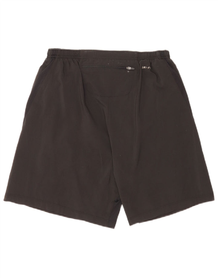 Pantaloncini sportivi Nike da uomo medio nero in poliestere