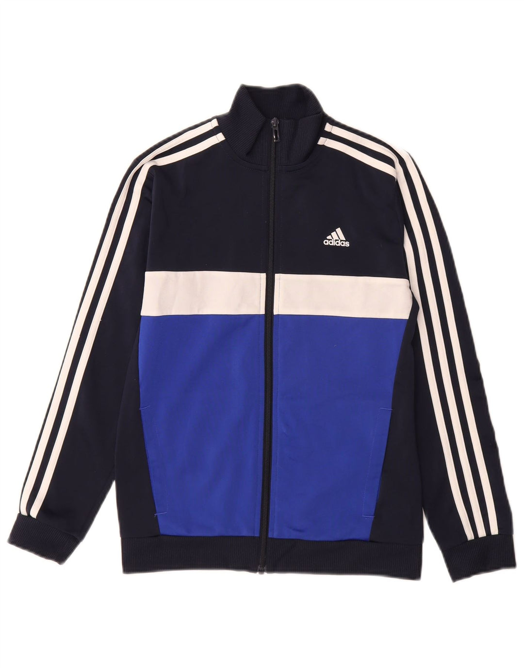 Giacca da tuta ADIDAS Aeroready per ragazzi 11-12 anni blu navy
