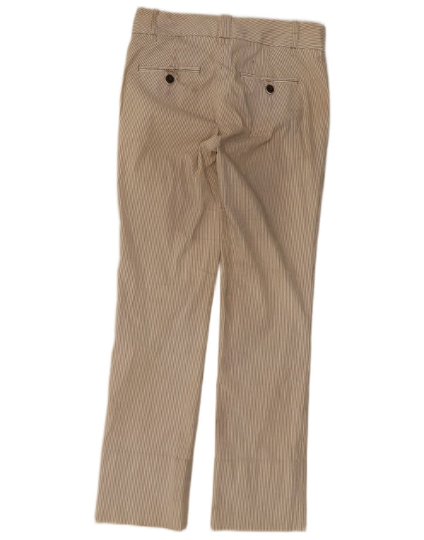 Pantaloni chino slim da donna Zara EU 36 XS W26 L29 Gessato beige