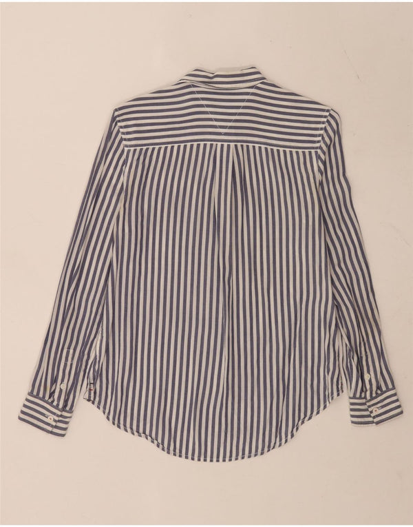 Camicia da donna Tommy Hilfiger UK 10 piccolo gessato blu