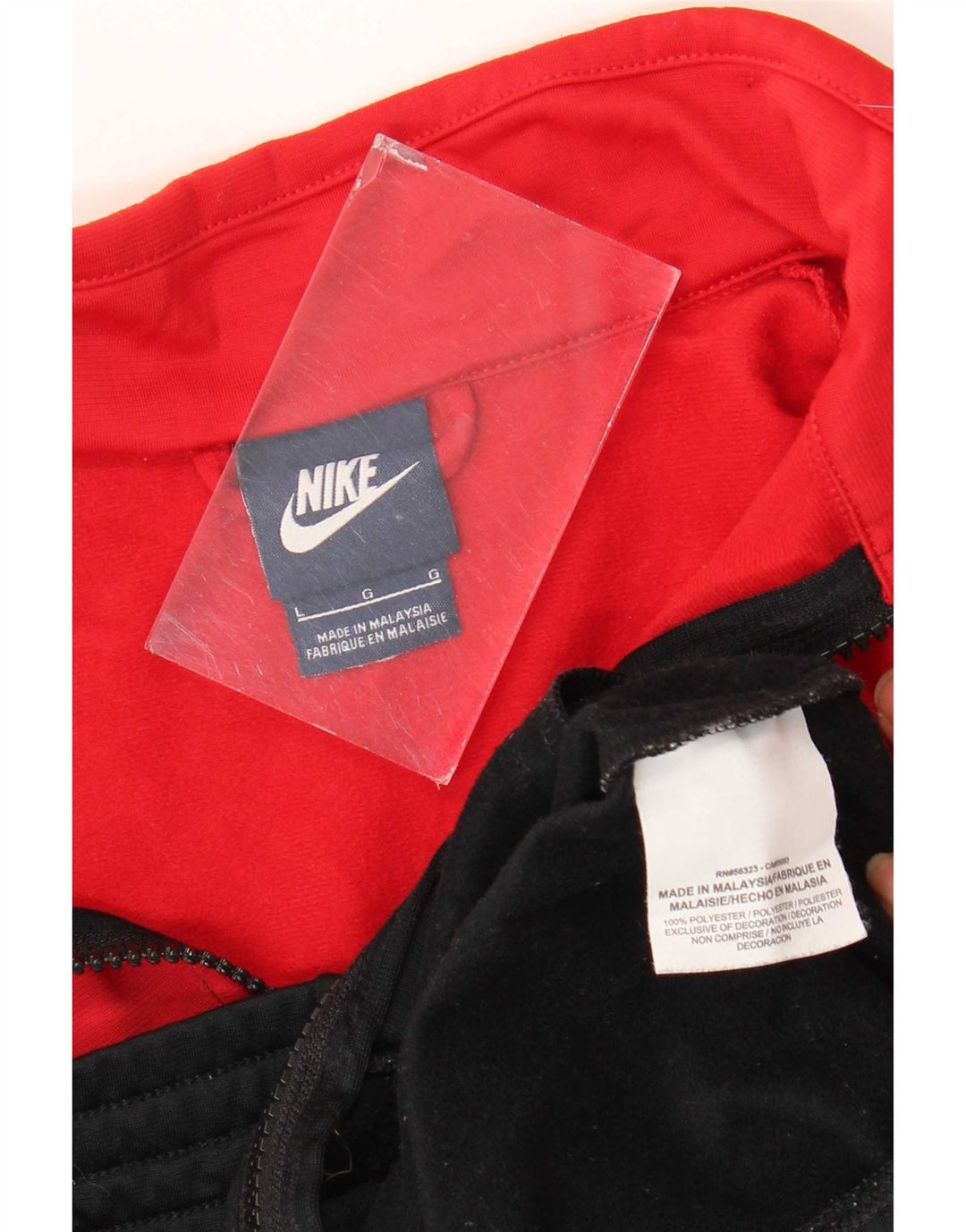 Giacca superiore della tuta da ragazzo Nike 11-12 anni Poliestere color block nero