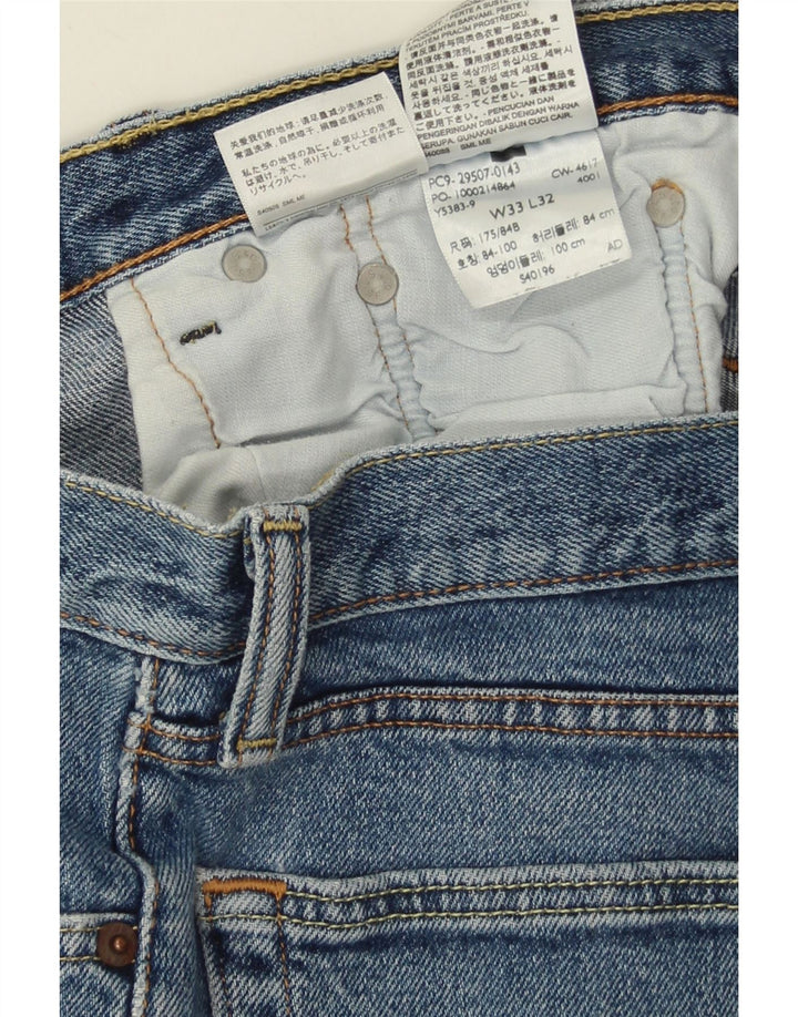 LEVI'S Mens Slim Jeans W33 L32 Blue Cotton Vintage Levi's and Second-Hand Levi's from Messina Hembry 