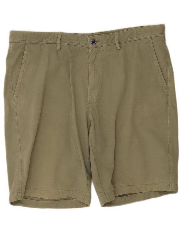 Pantaloncini chino da uomo Massimo Dutti EU 44 Large W34 cotone kaki