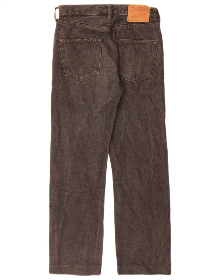 Levi's Uomo 501 Jeans dritti W28 L28 Cotone grigio