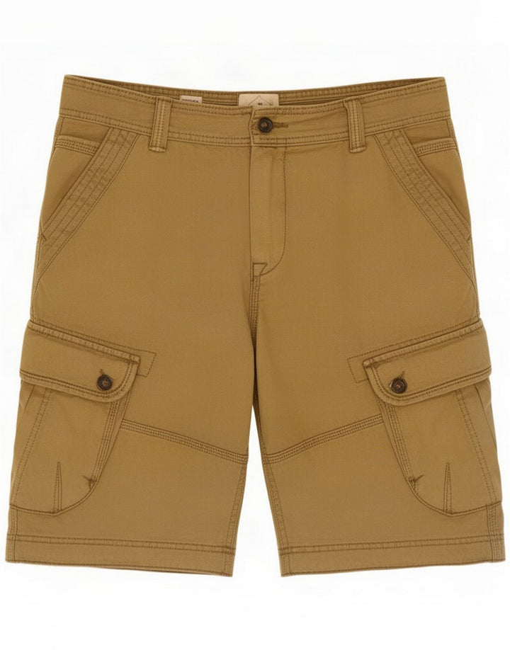 Pantaloncini cargo da uomo White Stuff grandi W36 cotone kaki