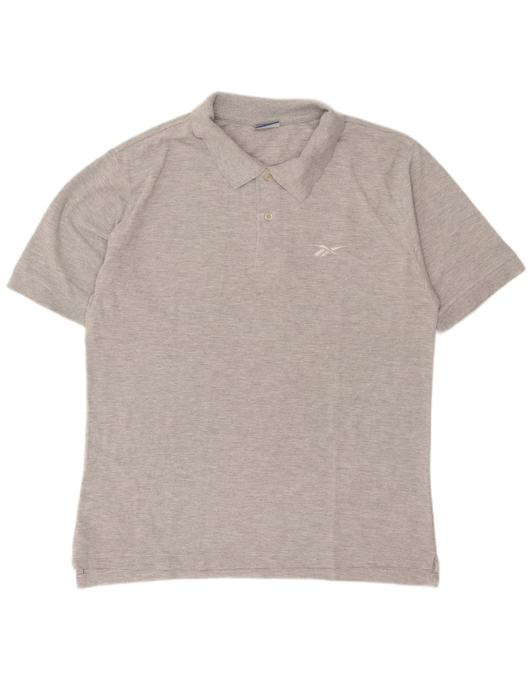 Polo Reebok da uomo XL in cotone grigio