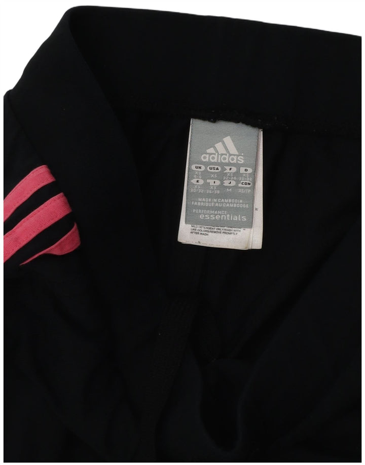 Pantaloni da tuta da donna ADIDAS Climalite Joggers UK 4/6 XS Cotone nero