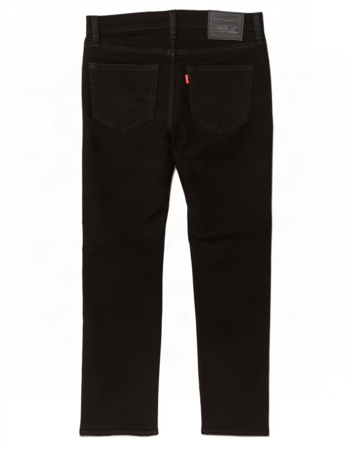 Jeans Levi's Uomo 512 Slim Tapered W29 L32 Cotone Nero