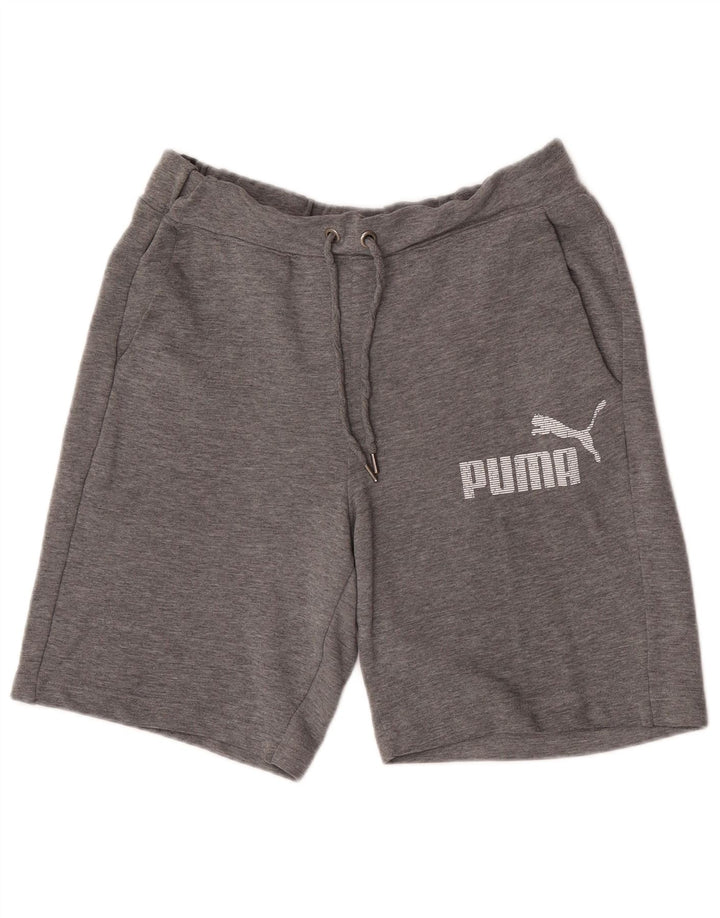 Pantaloncini sportivi grafici da uomo Puma Grigio medio