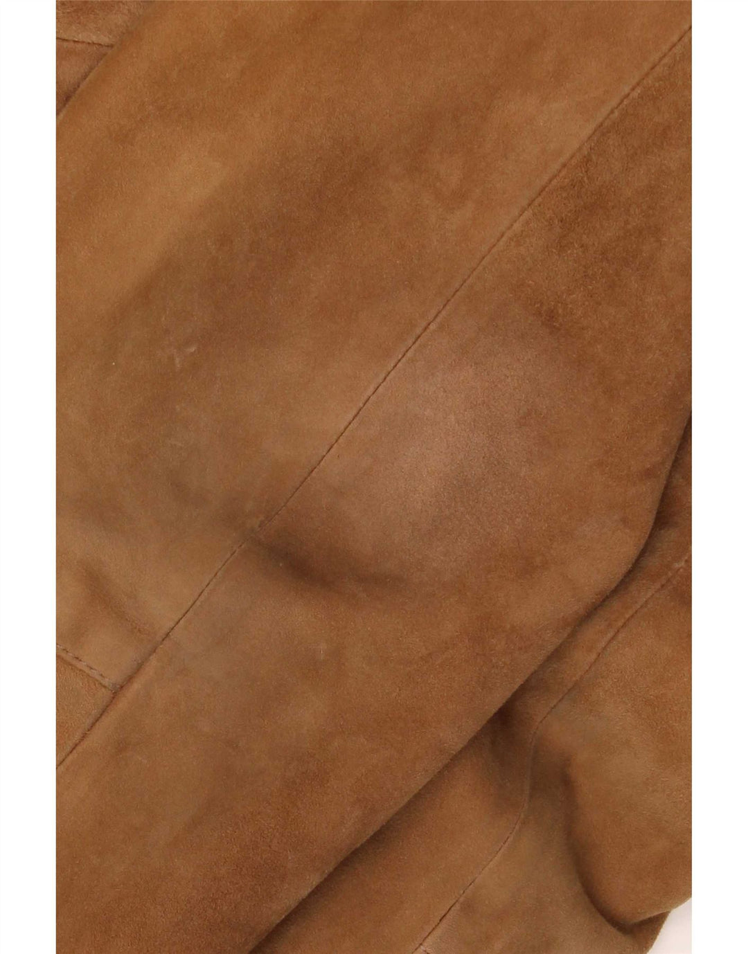 Giacca vintage in pelle scamosciata da uomo IT 48 in pelle marrone medio