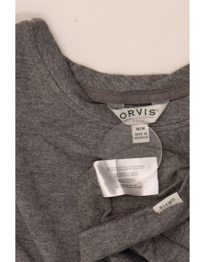 Felpa da donna Orvis Maglione UK 14 Grigio medio Modal
