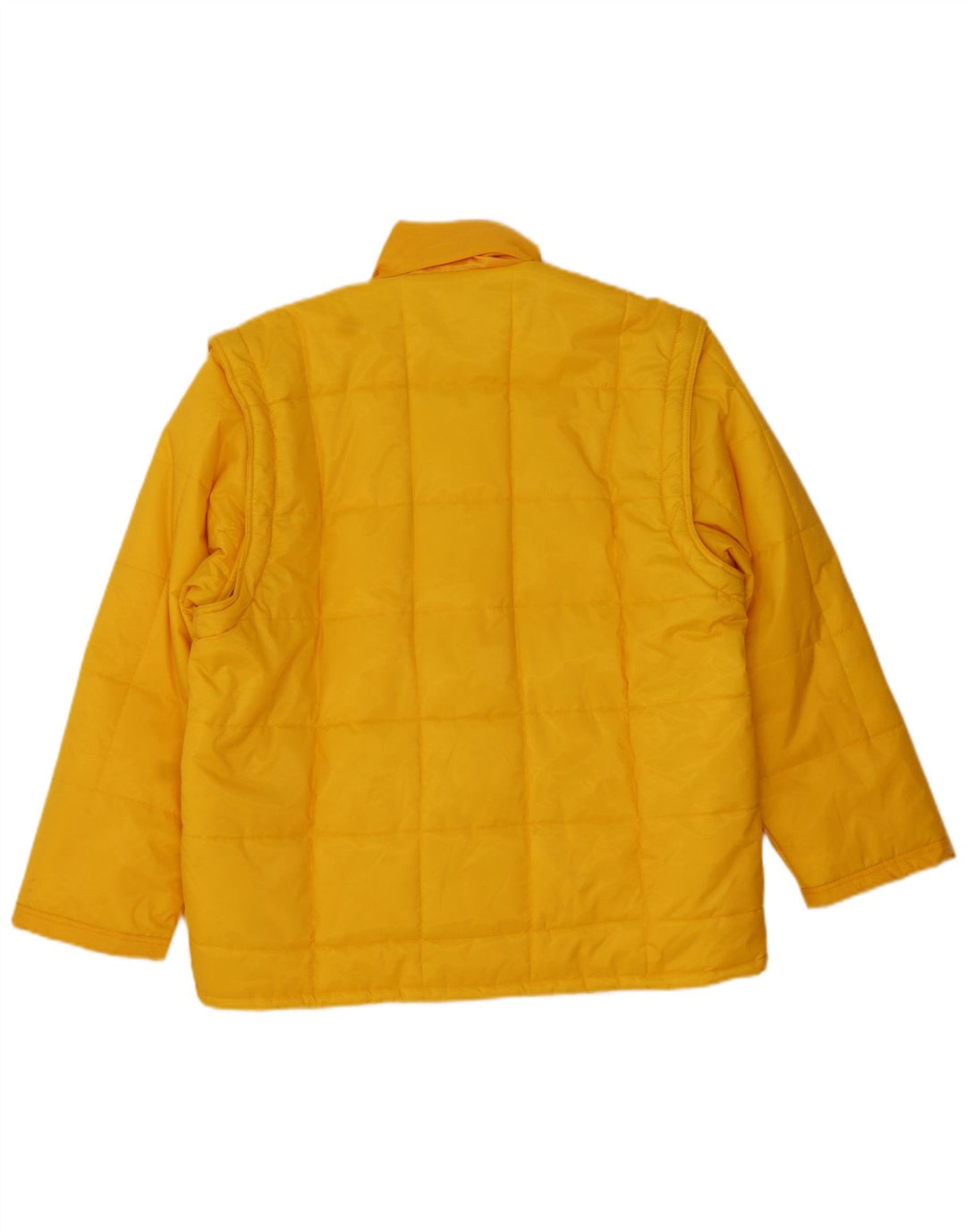 Giacca imbottita con cappuccio da uomo OXER UK 40 Large Giallo in poliammide