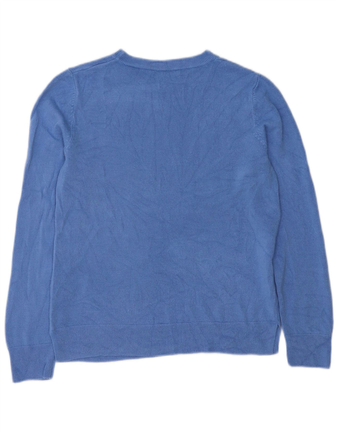 Maglione maglione con scollo a barca da donna Marks & Spencer UK 12 Acrilico blu medio