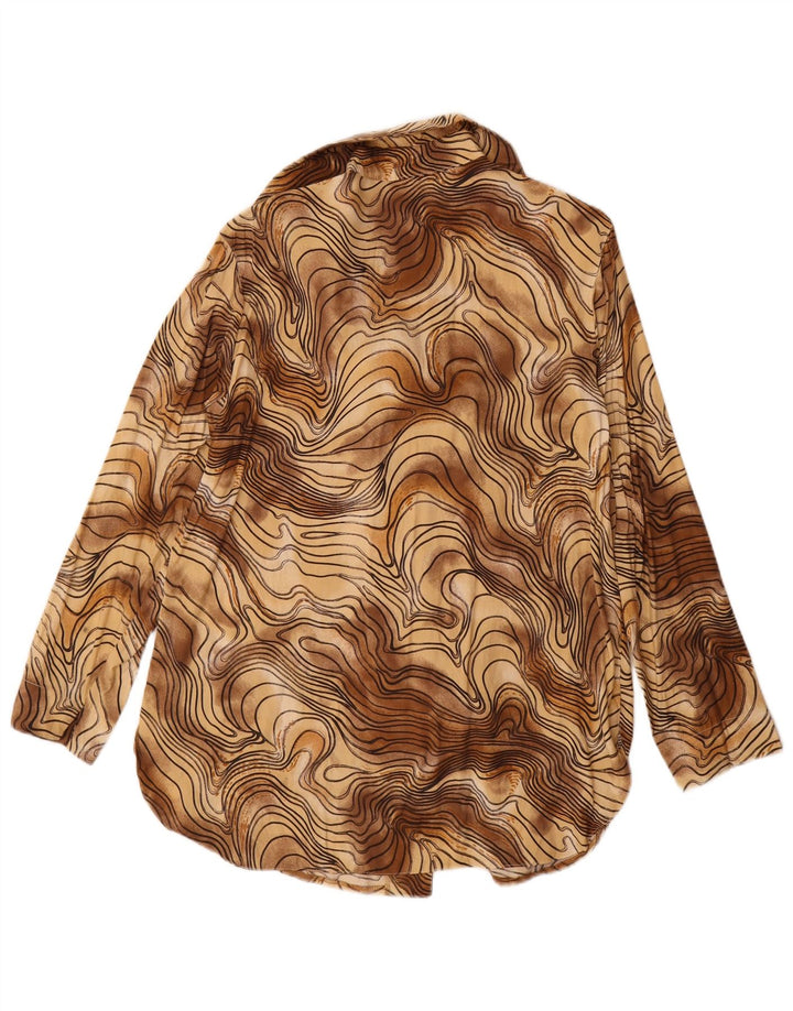Kohlhaas Camicia da Donna Camicetta EU 40 Viscosa Tie Dye Marrone Medio