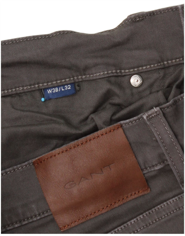 Jeans dritti da uomo GANT W38 L32 cotone grigio