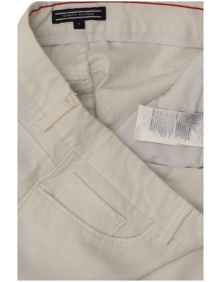 TOMMY HILFIGER Jeans skinny da donna US 6 medi W28 L30 cotone bianco