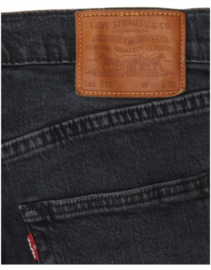 Jeans Levi's Uomo 512 Slim affusolati W31 L26 Blu Navy