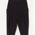 Pantaloni Capri con pegging da donna Zara piccoli W26 L18 gessati neri