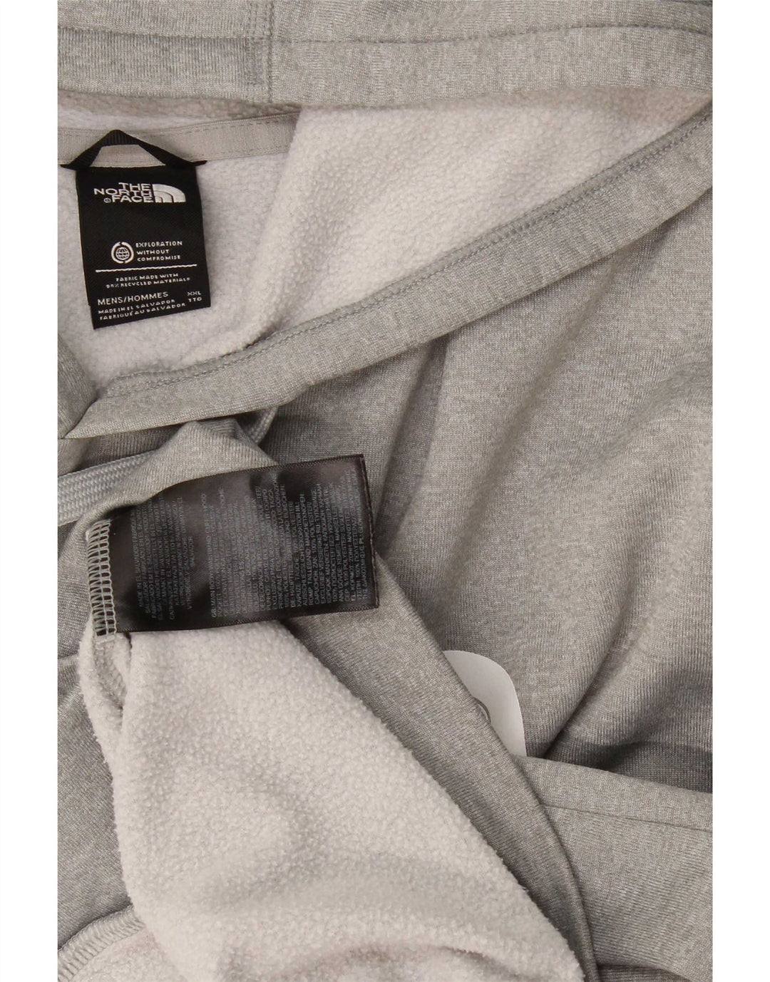 Felpa con cappuccio da uomo The North Face 2XL Poliestere chiazzato grigio