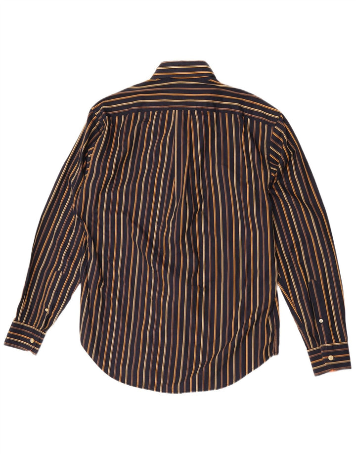 Camicia da uomo Harmont & Blaine in cotone a righe medie blu navy