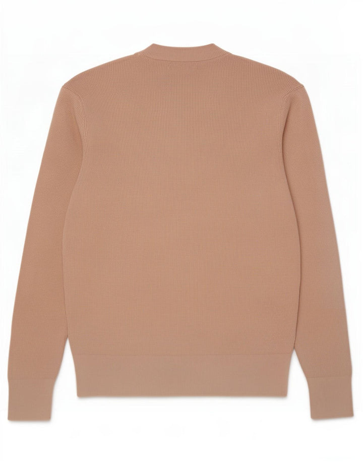 Maglione maglione girocollo da uomo Zara beige medio