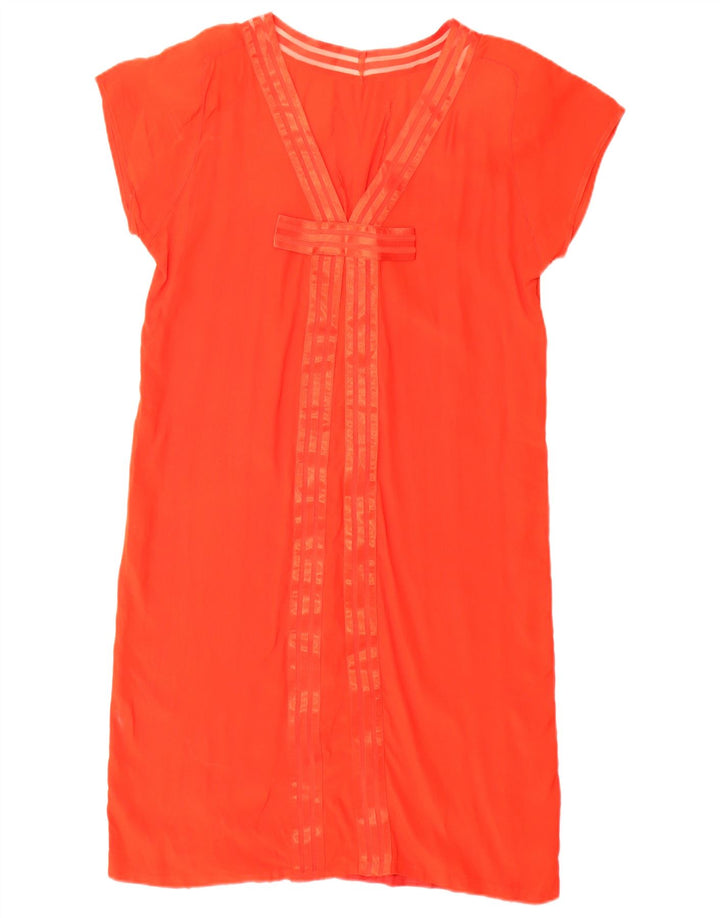 Abito a trapezio vintage da donna UK 14 rosso medio