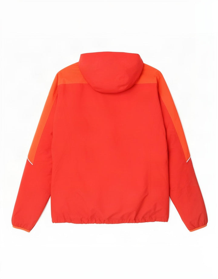 Giacca antipioggia con cappuccio da uomo Rock Experience UK 40 Large Red Colourblock
