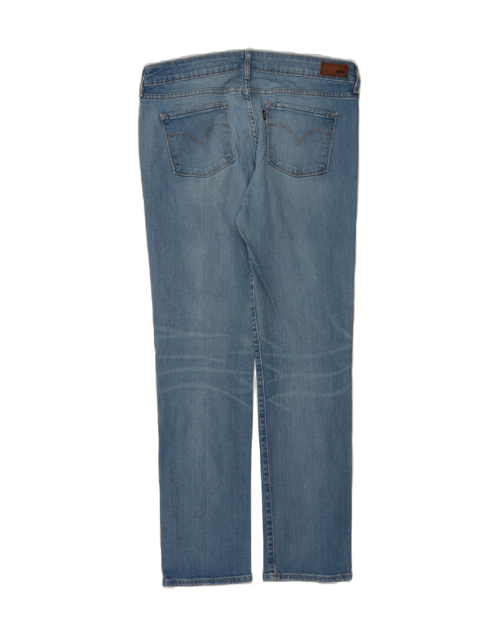 LEVI'S Womens Slight Curve Mid Rise Slim Jeans W31 L30 Blue Cotton Vintage Levi's and Second-Hand Levi's from Messina Hembry 