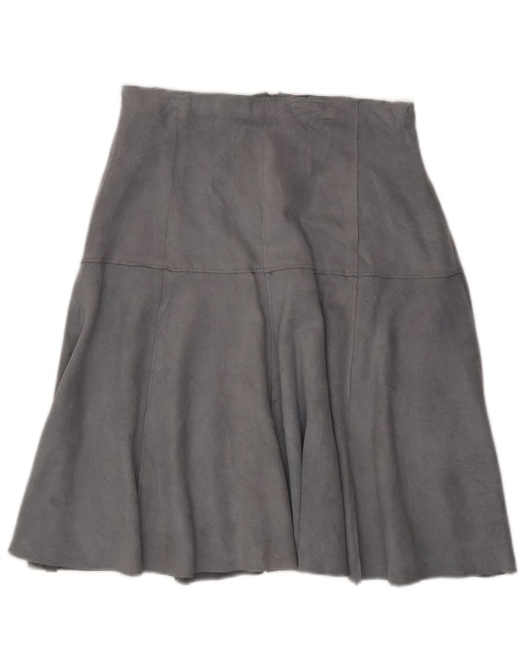Gonna Zara da donna in pelle scamosciata grande W30 blu