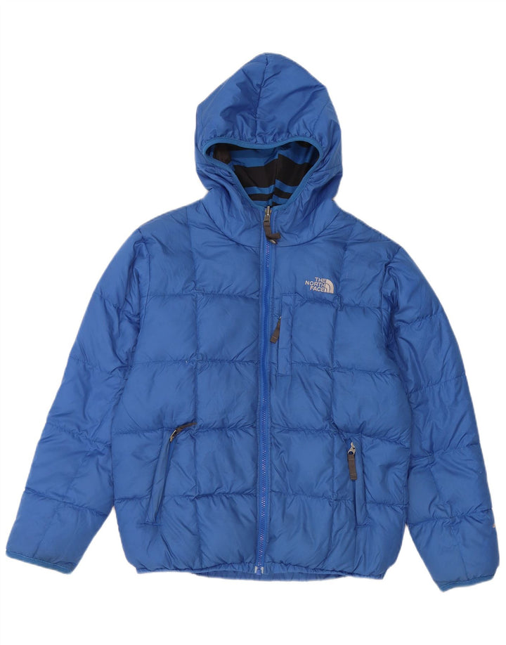 Giacca imbottita reversibile con cappuccio The North Face per ragazzi 12-13 anni, grande blu